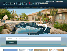 Tablet Screenshot of bonanzateam.com